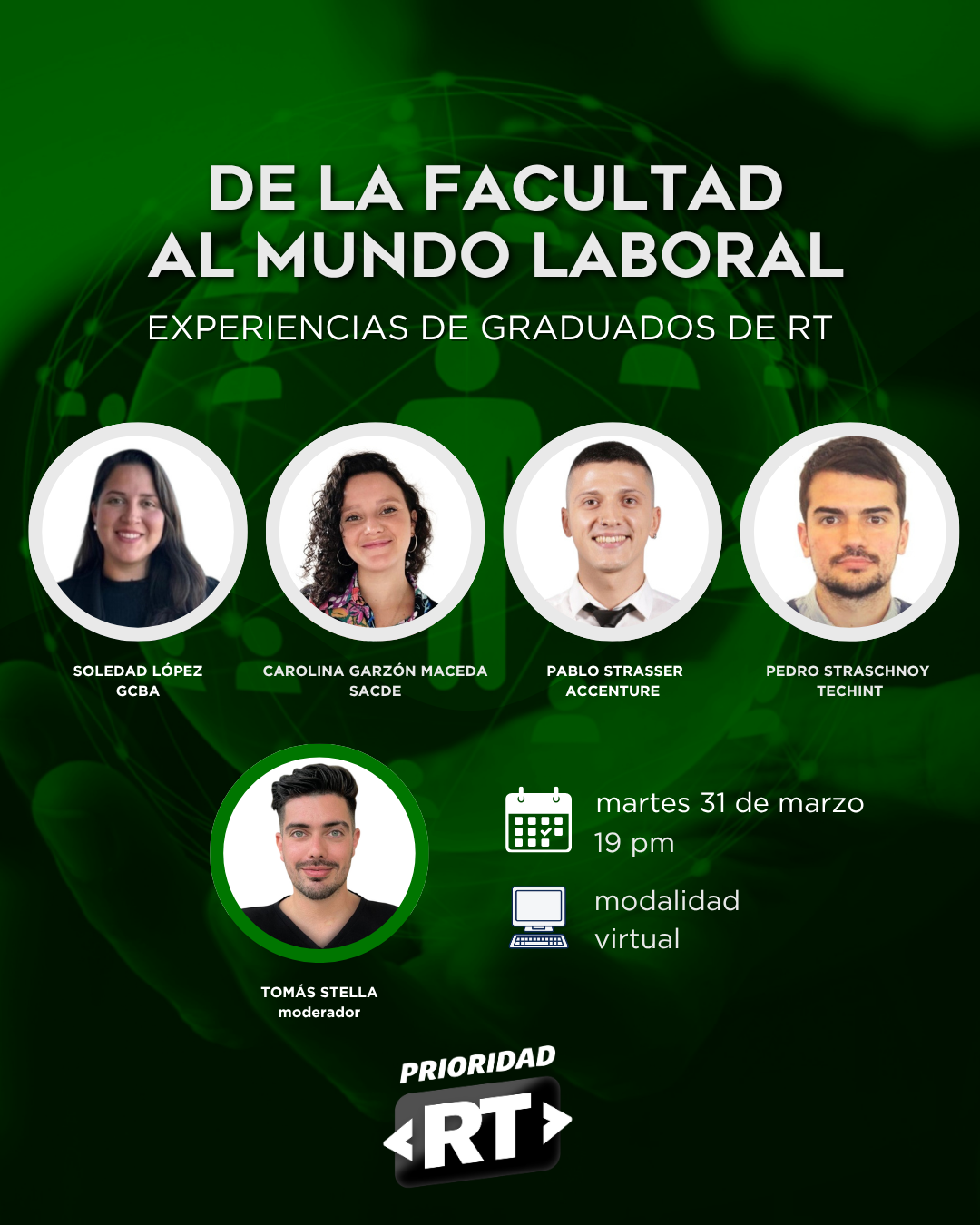 De la facultad al mundo laboral: experiencias de graduados de RT
