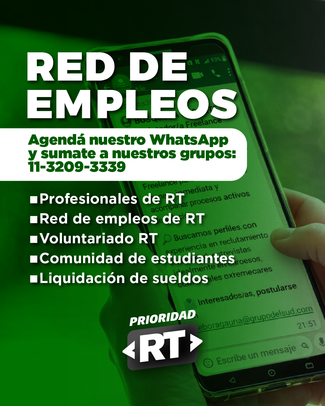 Red de empelos RT